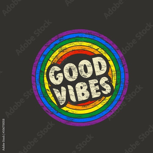 Good vibes text wallpaper