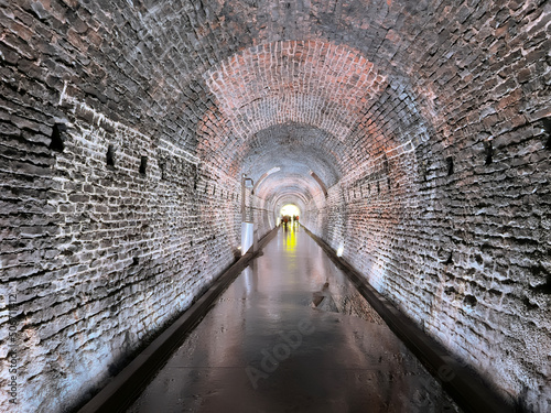 An old train tunnel
