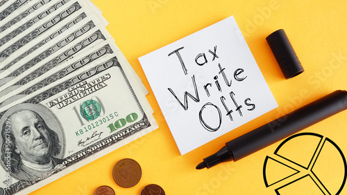 Tax Write Offs are shown using the text photo