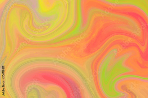 Abstract psychedelic liquid marble texture swirl background