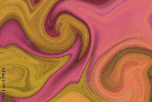 Abstract psychedelic liquid marble texture swirl background