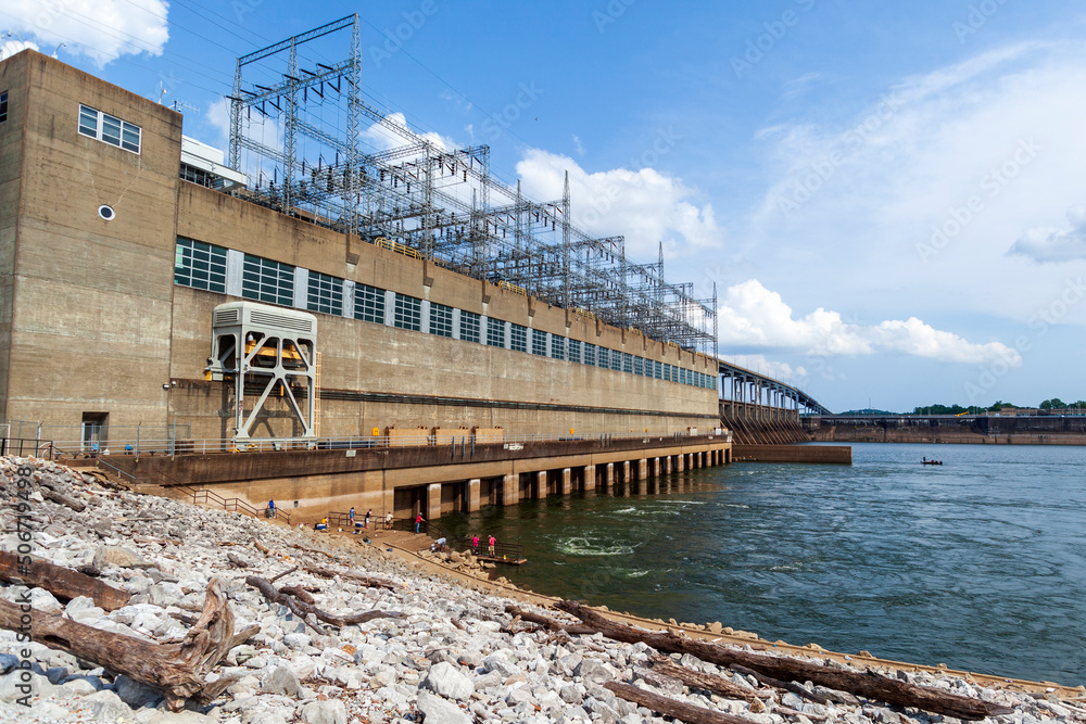Pickwick Landing Dam is a hydroelectric lock and dam on the Tennessee River..