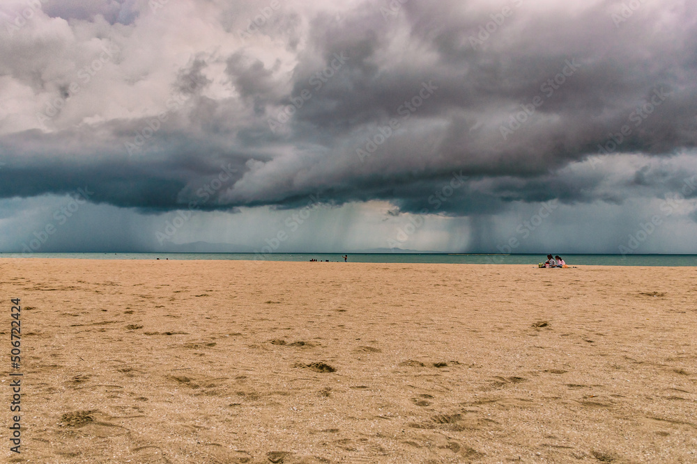 Storm Over the Ocean at Jomtien Beach
