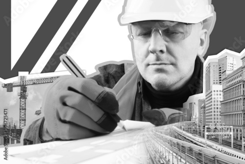 Architect or engineer makes...