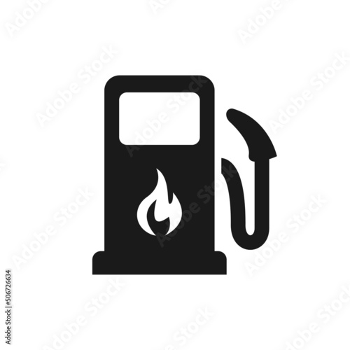 Gas station icon. Fuel signs. Illustration.