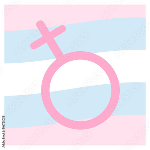 Sign with flag in honor of LGBT Pride Day. Illustration Stop homophobia for the International Day against Homophobia. Vector flat illustration with background. Use as banner, poster, sticker, print