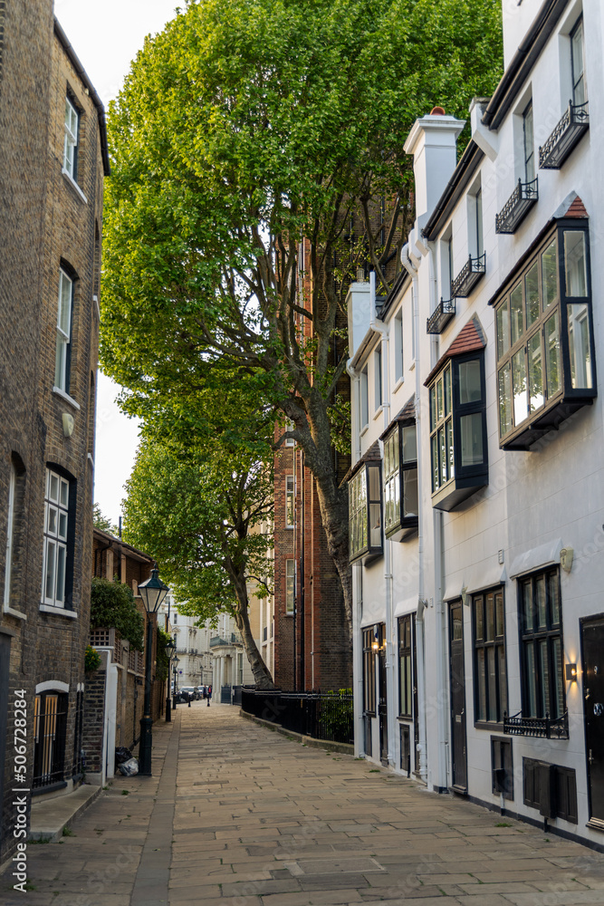 Typical residential apartment buildings in South Kensington, London Typical residential apartment buildings in South Kensington, London