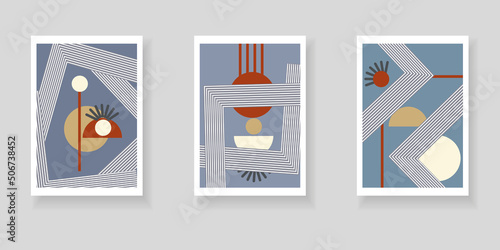 Set of artistic creative abstract backgrounds. hand drawn texture. Design for poster, postcards, invitations, brochures, leaflets, home decor. Blue, beige and white pattern with geometric elements. Free Download Set of artistic creative abstract backgrounds. hand drawn texture. Design for poster, postcards, invitations, brochures, leaflets, home decor. Blue, beige and white pattern with geometric elements. - GFXLoad