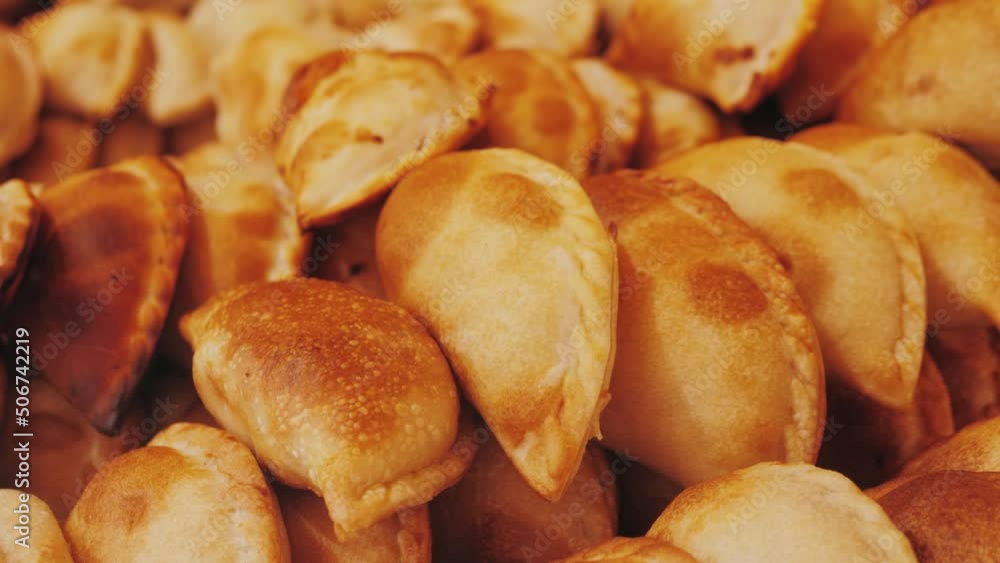 Empanadas traditional argentine pies, catalan pies. Baked beef pastry, medieval festival. Empanadas traditional argentine pies, catalan pies. Baked beef pastry, medieval festival.