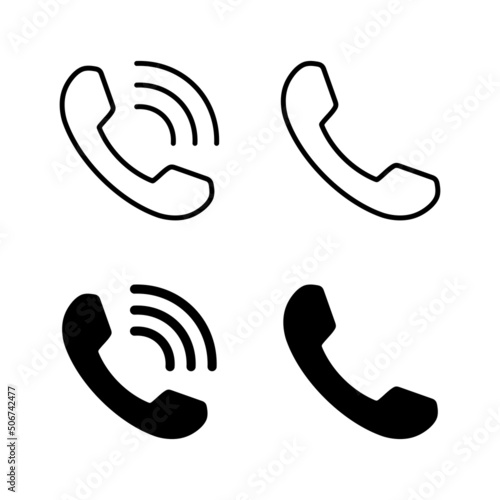 Call icons vector. telephone sign and symbol. phone icon. contact us