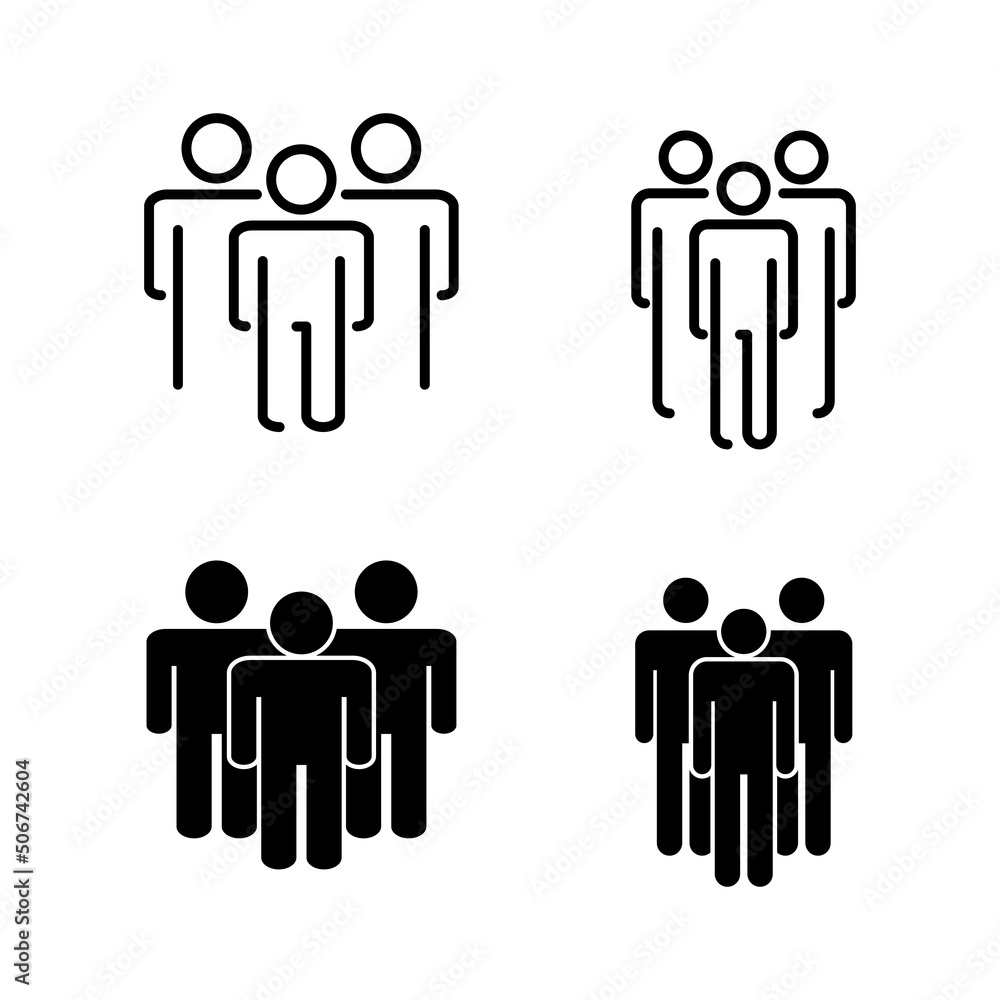 people icons vector. person sign and symbol. User Icon vector people icons vector. person sign and symbol. User Icon vector