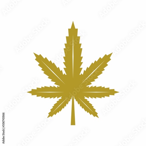 cbd cannabis marijuana hemp leaf farm cultivation logo design