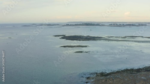 Wallpaper Mural Aerial shot around a peninsula in the Atlantic Ocean, in Brittany, France Torontodigital.ca