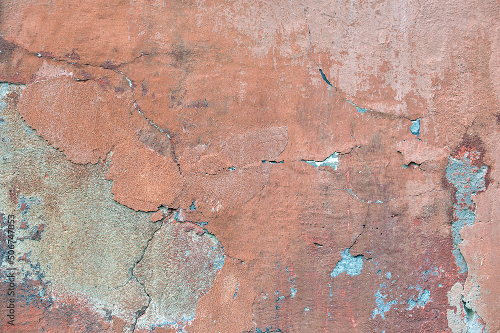 Old wall texture with cracked peeling paint. Abstract grunge backdrop Old wall texture with cracked peeling paint. Abstract grunge backdrop