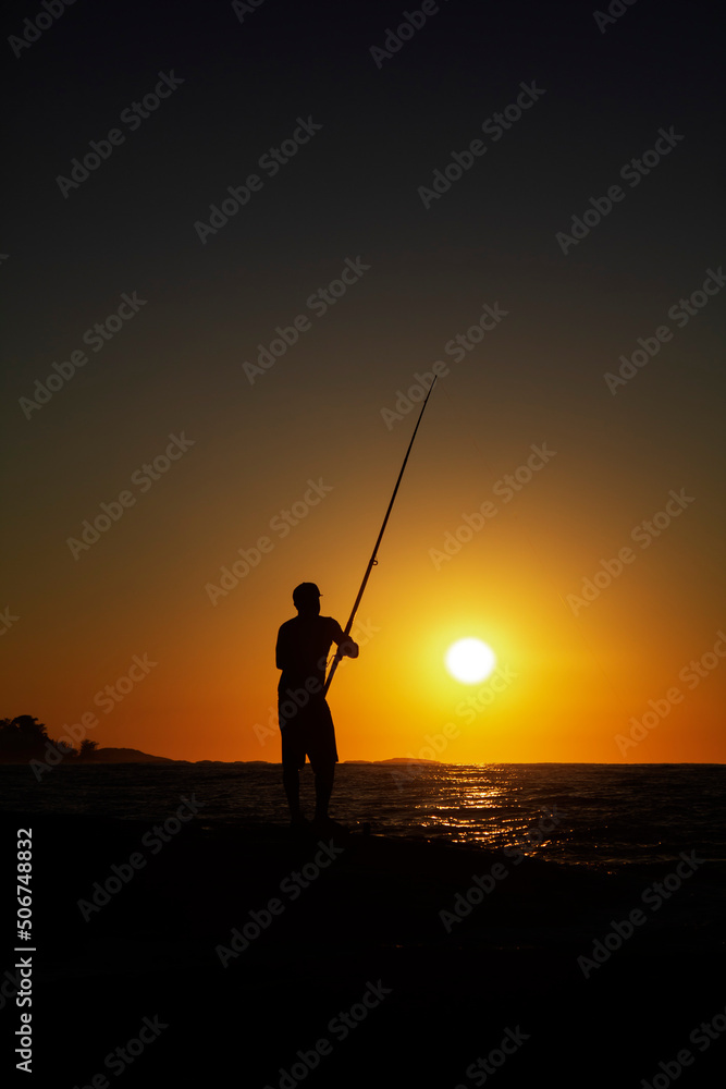 Homem pescando