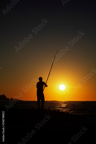 Homem pescando © Phelype