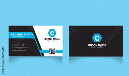 
professional creative stunning vertical business card design clean print ready