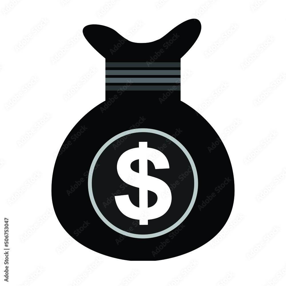 bag with dollar bag with dollar