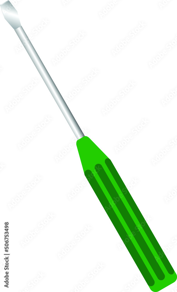 Fototapeta premium screwdriver isolated on white background