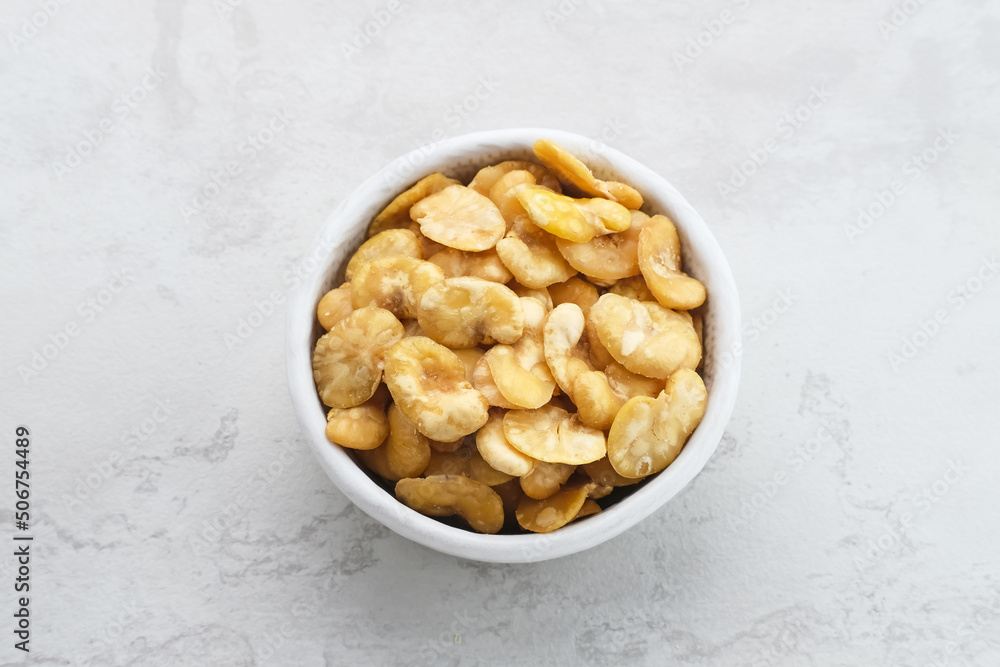 Koro beans (Kacang Koro or Kacang Parang), a type of legume, contain protein, a traditional snack from Indonesia
Koro beans (Kacang Koro or Kacang Parang), a type of legume, contain protein, a traditional snack from Indonesia