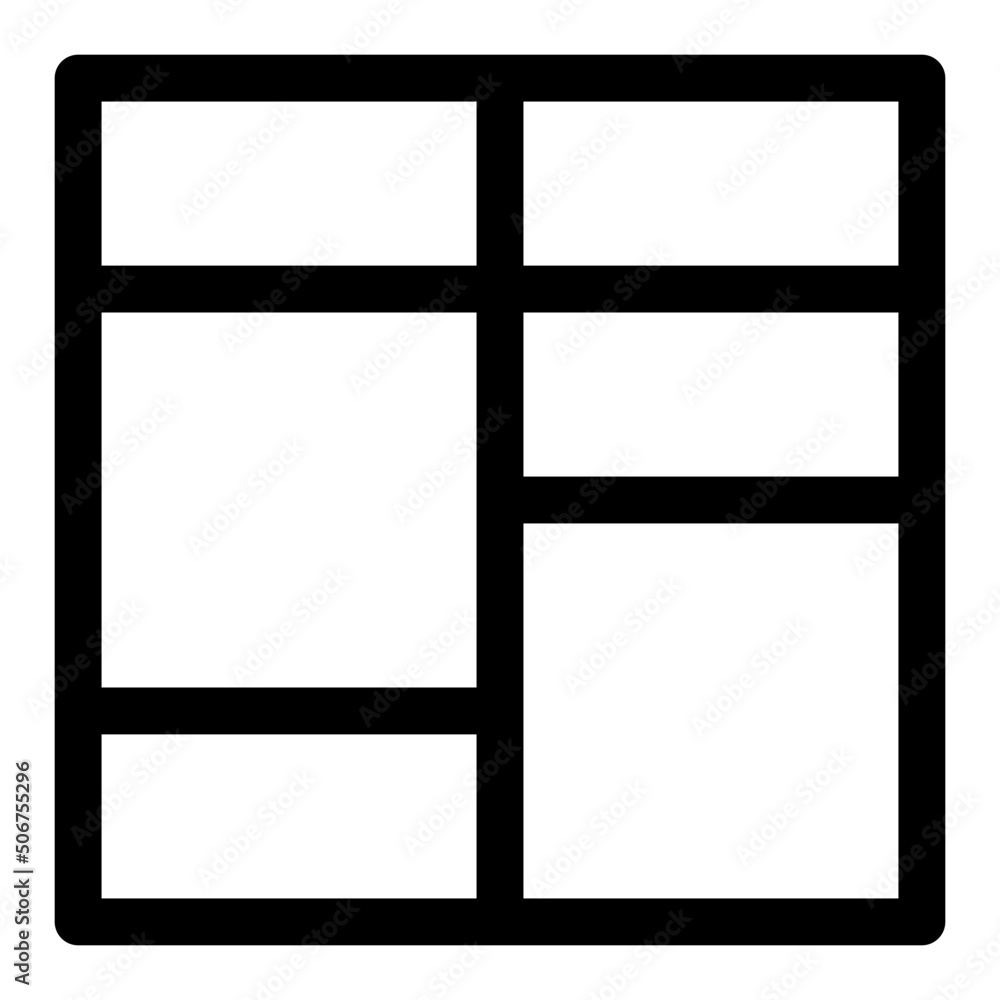 layout line icon layout line icon