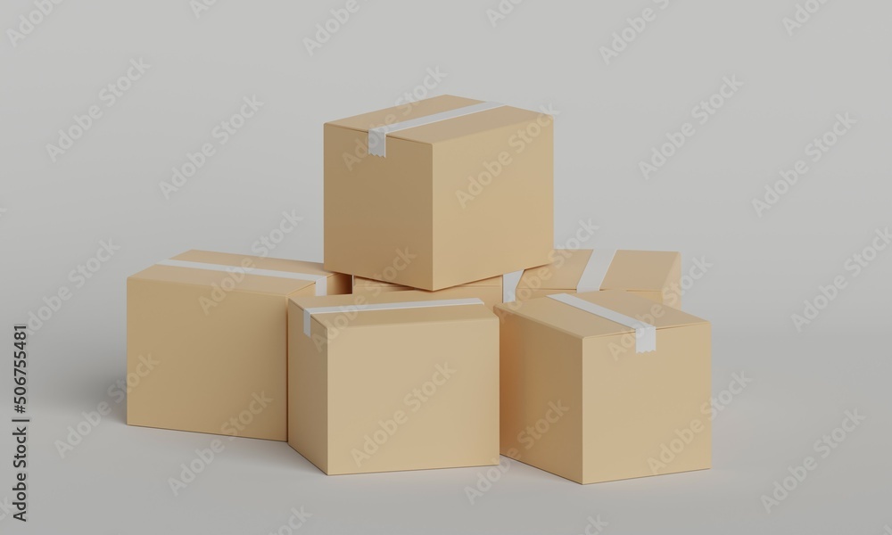 荷物、配達のイメージイラスト 荷物、配達のイメージイラスト