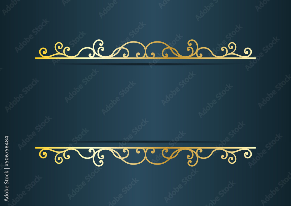 background with golden ornament,vintage,luxuly,frame,card,vector