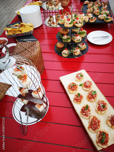 A buffet set
