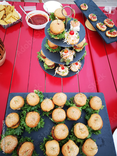 A buffet set