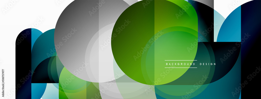 Creative geometric wallpaper. Minimal circle triangle and square line abstract background. Vector illustration for wallpaper banner background or landing page Creative geometric wallpaper. Minimal circle triangle and square line abstract background. Vector illustration for wallpaper banner background or landing page
