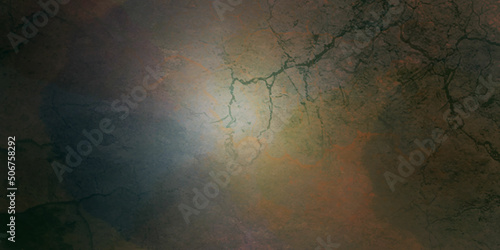 Dark grunge background with scratches, Scary brown dark walls, concrete cement texture. Background or wallpaper and texture of dark surface wall bare cement skim coat loft style for interior.