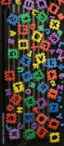 English letters background 2