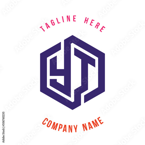 YT lettering logo is simple, easy to understand and authoritative