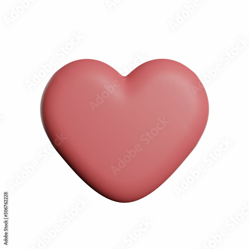 3d rendering illustration Heart Photo HD