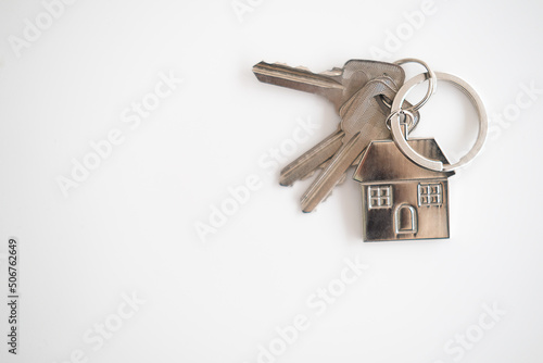 Businessman Holding House Keys