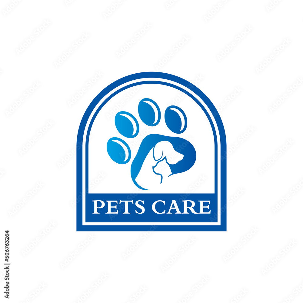 pets care logo , pets shop logo