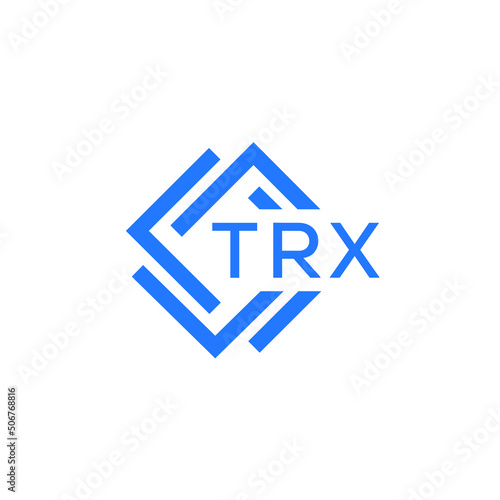 TRX technology letter logo design on white  background. TRX creative initials technology letter logo concept. TRX technology letter design.
