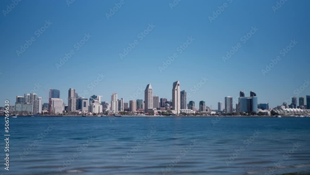 Timelapse of Downtown San Diego on Clear Sunny Day Timelapse of Downtown San Diego on Clear Sunny Day