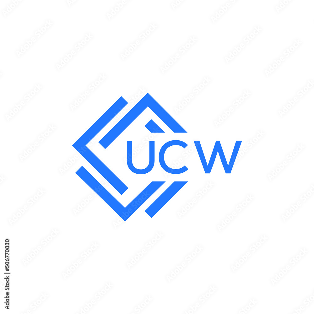 UCW technology letter logo design on white background. UCW creative initials technology letter logo concept. UCW technology letter design. UCW technology letter logo design on white background. UCW creative initials technology letter logo concept. UCW technology letter design.