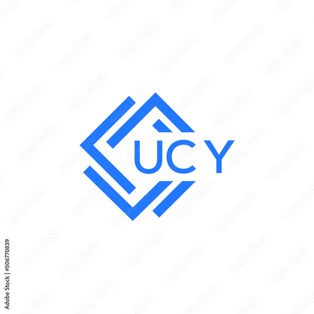 UCY technology letter logo design on white background. UCY creative initials technology letter logo concept. UCY technology letter design. UCY technology letter logo design on white background. UCY creative initials technology letter logo concept. UCY technology letter design.