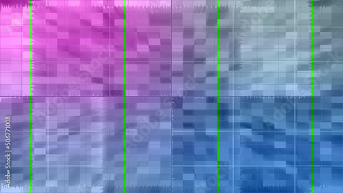 Abstract glitch art background image.