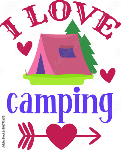 camping t shirt and svg design