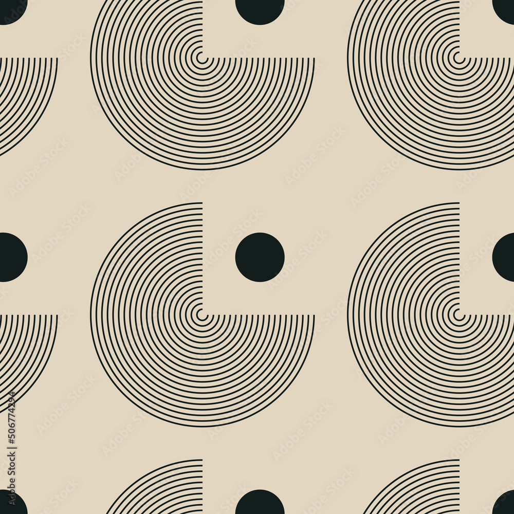 custom made wallpaper toronto digitalTrendy minimalist seamless pattern with abstract creative geometric composition