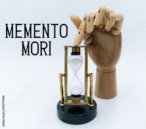 Canvas Print Memento Mori, remember that you have to die