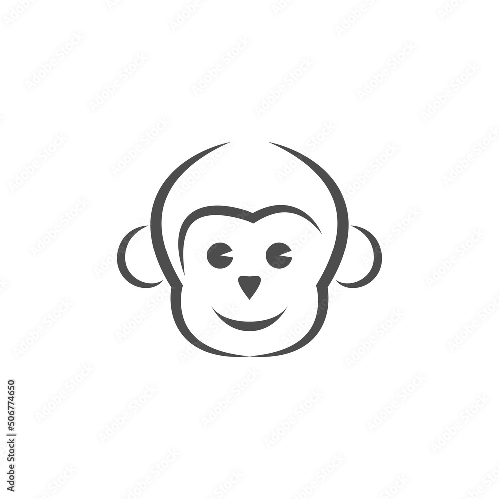 Menkey logo icon illustration Menkey logo icon illustration