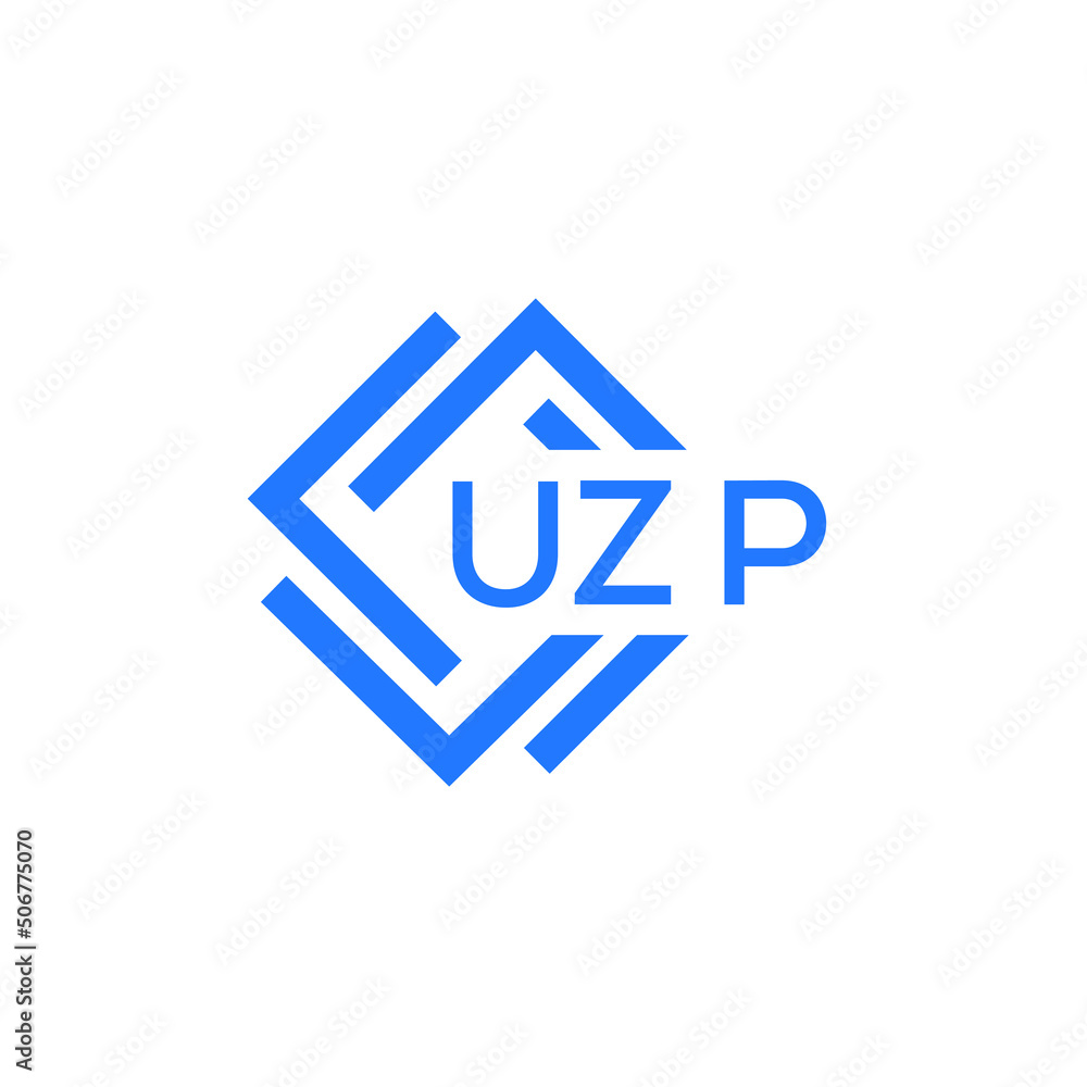UZP technology letter logo design on white background. UZP creative initials technology letter logo concept. UZP technology letter design. UZP technology letter logo design on white background. UZP creative initials technology letter logo concept. UZP technology letter design.