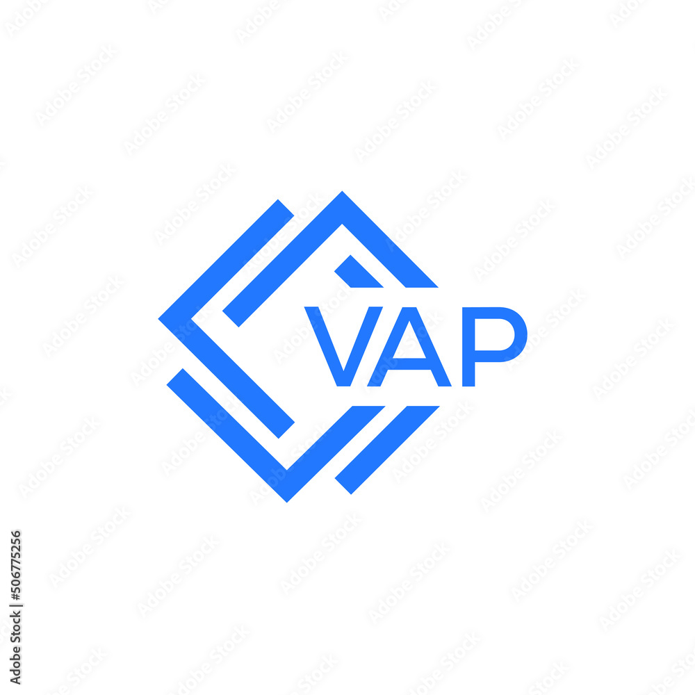 VAP technology letter logo design on white background. VAP creative initials technology letter logo concept. VAP technology letter design. VAP technology letter logo design on white background. VAP creative initials technology letter logo concept. VAP technology letter design.