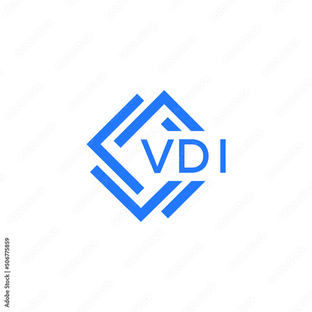 VDI technology letter logo design on white background. VDI creative initials technology letter logo concept. VDI technology letter design. VDI technology letter logo design on white background. VDI creative initials technology letter logo concept. VDI technology letter design.