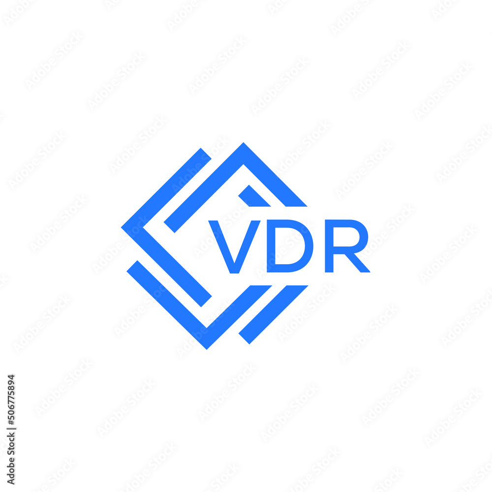 VDR technology letter logo design on white background. VDR creative initials technology letter logo concept. VDR technology letter design. VDR technology letter logo design on white background. VDR creative initials technology letter logo concept. VDR technology letter design.