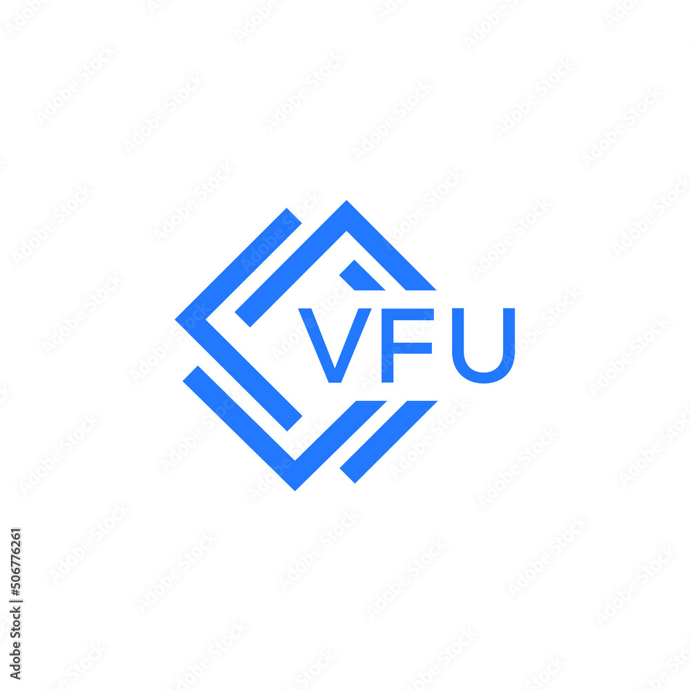VFU technology letter logo design on white background. VFU creative initials technology letter logo concept. VFU technology letter design. VFU technology letter logo design on white background. VFU creative initials technology letter logo concept. VFU technology letter design.